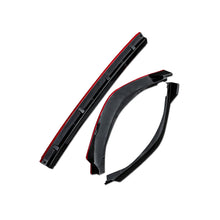 Load image into Gallery viewer, Compatibility with 2021-2022 Camry XLE LE Front Bumper Lip Front Chin Lip Spoiler Splitter Gloss Black with Red Line 3PCS