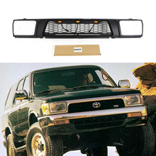 Load image into Gallery viewer, For 1992 1993 1994 1995 4Runner TRD Front Grille Bumper Grills Grill Cover W/3 LED Lights Black