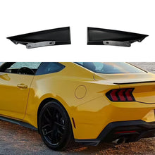 Load image into Gallery viewer, Rear Bumper Side Corner Splitter Spats Compatibility with 2024 2025 Mustang Rear Side Winglets Decorative Trim 2PCS Matte Black