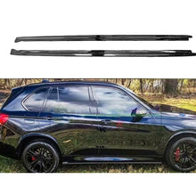 Load image into Gallery viewer, Side Skirts Compatibility with 2015-2019 5 Series F15 X5 F85 X5M F16 X6 F86 X6M Rocker Panel Line Door Extension Lips Pair Diffuser Bumper Lip Splitter (Gloss Black)