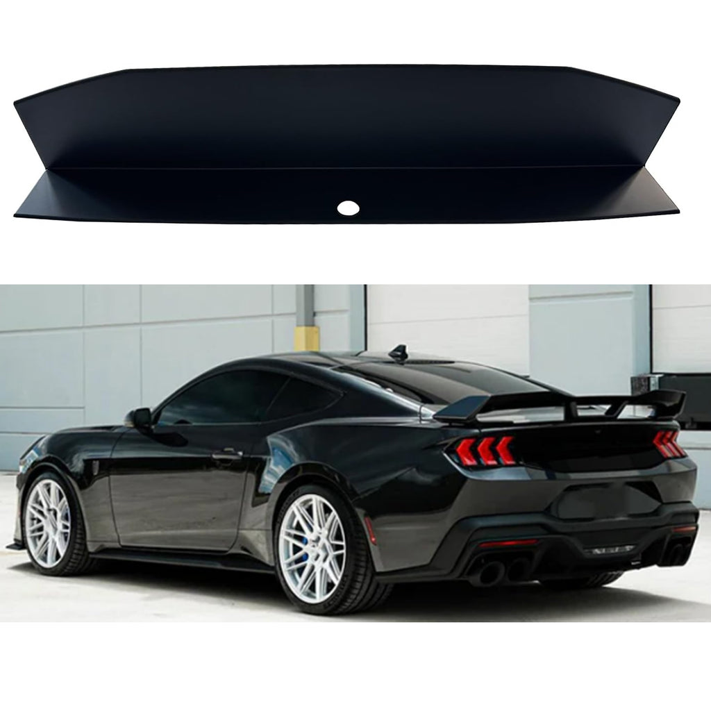Rear Trunk Cover Compatibility with 2024 2025 Mustang GT DH S650 Rear Trunk Decklid Panel Trim Tailgate Cover (Matte Black)