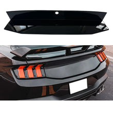 Load image into Gallery viewer, Rear Trunk Cover Compatibility with 2024 2025 Mustang GT DH S650 Rear Trunk Decklid Panel Trim Tailgate Cover (Gloss Black)
