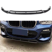 Load image into Gallery viewer, For 2018-2020 X3 X4 G01 G02 M Sport Front Chin Diffuser Lip Air Dam ABS Splitter Spoiler (Carbon Fiber Style)