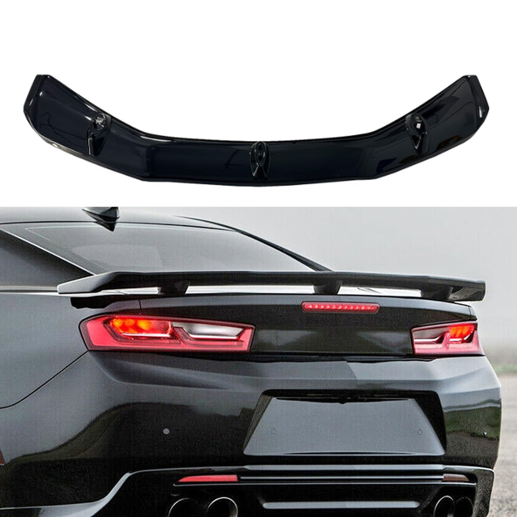 Spoiler Compatibility with 2016-2023 Camaro LS LT1 LT SS RS ZL1 Style Rear High Wing Trunk Lid Gloss Black