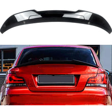 Load image into Gallery viewer, Rear Spoiler Compatibility with 2007-2013 1 Series E82 125i 128i 135i Coupe PSM Style Rear Trunk Spoiler Wing Lid Splitter Bodykit ABS (Gloss Black)