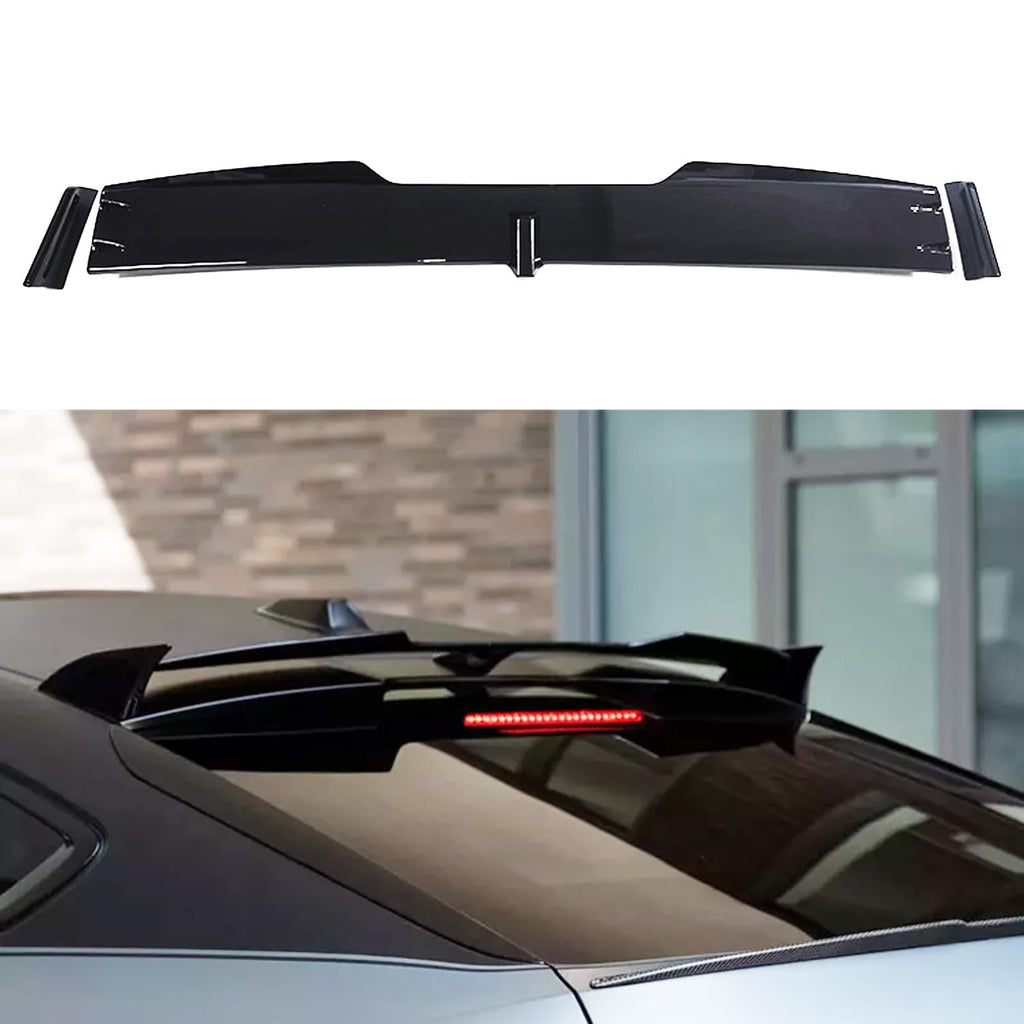 Rear Roof Spoiler Compatibility with 2020-2024 X6 G06 M Sport Rear Trunk Spliter Wing Lid (Gloss Black)