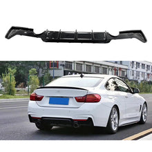 Load image into Gallery viewer, Compatibility with 2014-2020 BMW 4 Series F32 F33 F36 M Sport Rear Diffuser Bumper Chin Lip Gloss Black