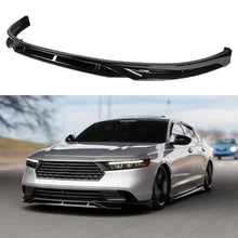 Load image into Gallery viewer, Front Bumper Lip Compatibility with 2023-2024 Accord 11th Front Diffuser Chin Lip Splitter Spoiler BodyKit (Gloss Black)