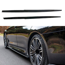 Load image into Gallery viewer, Side Skirts Compatibility with 2011-2016 5 Series F10 MP Style Rocker Panel Door Extension Lips Pair Diffuser Bumper Lip Splitter (Gloss Black)