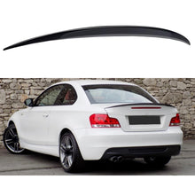 Load image into Gallery viewer, Spoiler Compatibility with 2007-2013 1 Series E82 128i 135i Coupe MP Style Rear Trunk Spoiler Wing Lid Splitter Bodykit ABS (Gloss Black)