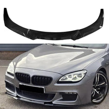 Load image into Gallery viewer, Front Bumper Lip Compatibility with 2012-2019 6 Series F06 F12 F13 M Sport Front Chin Diffuser Lip Air Dam Splitter Spoiler (Gloss Black)