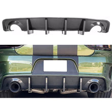 Load image into Gallery viewer, Rear Diffuser Lip Compatibility with 2020-2024 Charger Widebody SRT Hellcat Scat Pack Rear Bumper Chin Diffuser Kit Spoiler Splitter (Carbon Fiber Style)