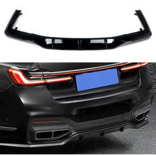 Load image into Gallery viewer, Rear Diffuser Compatibility with 2019-2022 7 Series G11 G12 M Sport Rear Bumper Chin Diffuser Kit Spoiler Splitter (Gloss Black)