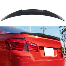 Load image into Gallery viewer, Spoiler Compatibility with 2011-2016 5 Series F10 M5 Sedan 528i 535i 550i M4 Style Rear Trunk Spoiler Wing Lid Splitter ABS Bodykit (Carbon Fiber)