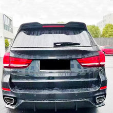 Load image into Gallery viewer, Rear Diffuser Compatibility with 2014-2018 X5 F15 Rear Bumper Chin Diffuser Kit Spoiler Splitter (Carbon Fiber Style)