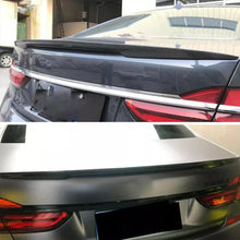 Load image into Gallery viewer, Rear Spoiler Compatibility with 2016-2022 7 Series G11 G12 740i 750i MP Style Rear Trunk Wing Lid Spliter (Carbon Fiber Style)