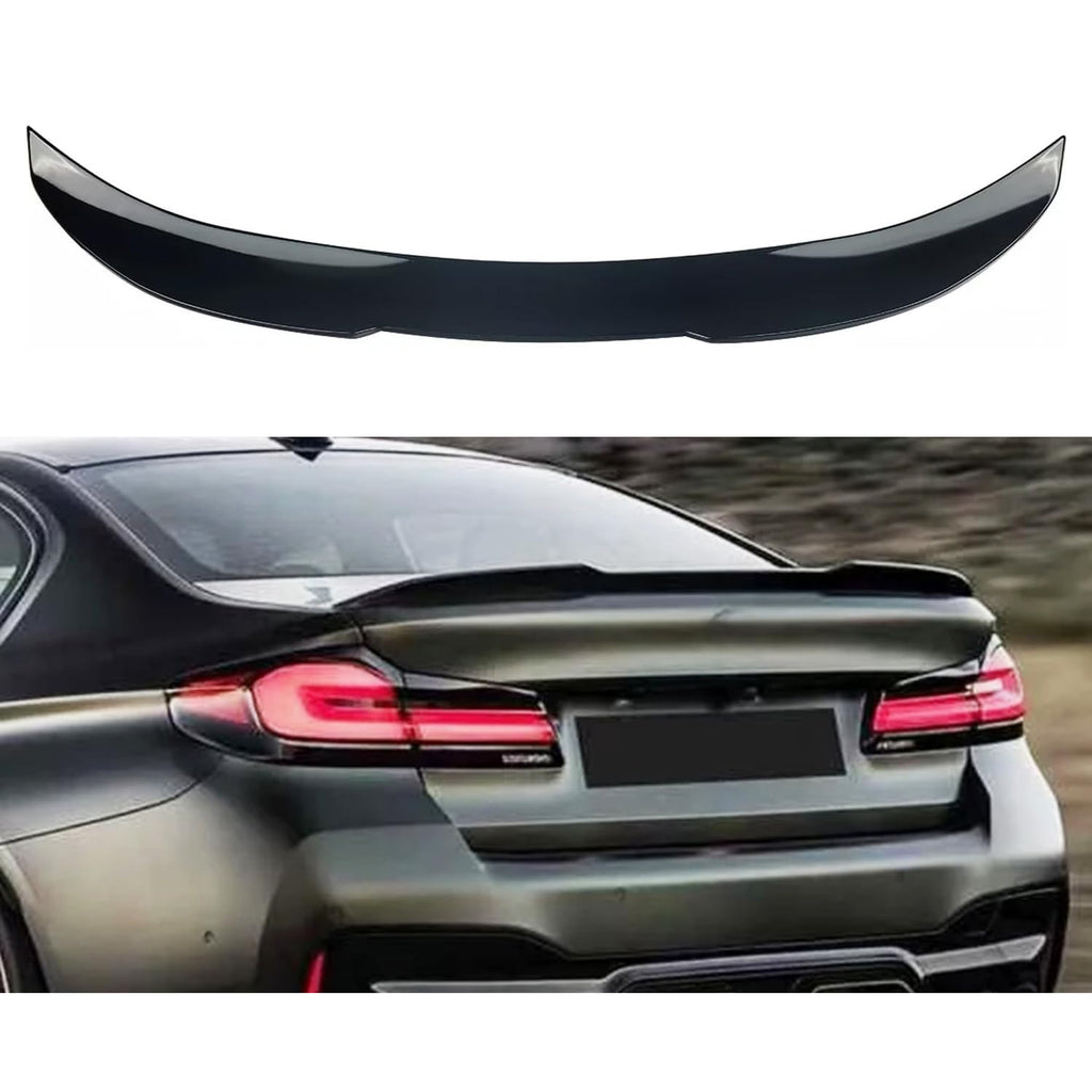 Spoiler Compatibility with 2011-2016 5 Series F10 M5 PSM Style Rear Trunk Spoiler Wing Lid Splitter ABS Bodykit (Gloss Black)