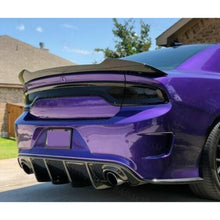 Load image into Gallery viewer, Rear Spoiler Compatibility with 2011-2022 Charger SRT GT SXT RT SE Daytona Pursuit Hellcat Style Trunk Spoiler Rear Wing Spoiler Lip Carbon Fiber