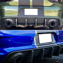 Load image into Gallery viewer, Rear Diffuser Lip Compatibility with 2020-2024 Charger Widebody SRT Hellcat Scat Pack Rear Bumper Chin Diffuser Kit Spoiler Splitter (Carbon Fiber Style)