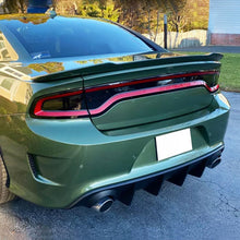 Load image into Gallery viewer, Rear Diffuser Compatibility with 2015-2024 Charger SRT Non-Widebody Models Rear Bumper Chin Diffuser Kit Spoiler Splitter (Matte Black)