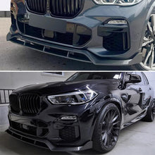 Load image into Gallery viewer, For 2019-2023 X5 G05 M Sport Front Bumper Lower Valance Chin Lip Splitter Spoiler Kit (Carbon Fiber)