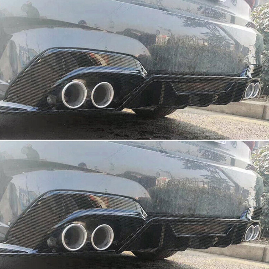Rear Diffuser Lip Compatibility with 2019-2022 3 Series G20 330i M340i Sport Rear Bumper Diffuser Lip Spoiler Carbon Fiber