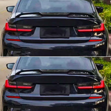 Load image into Gallery viewer, Rear Spoiler Compatibility with 2020-2023 4 Series G22 Coupe & G82 M4 M440i 430i V Style Rear Highkick Trunk Wing Lid Spliter (Carbon Fiber Style)