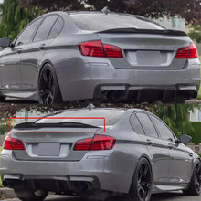 Load image into Gallery viewer, Spoiler Compatibility with 2011-2016 5 Series F10 M5 PSM Style Rear Trunk Spoiler Wing Lid Splitter ABS Bodykit (Carbon Fiber Style)