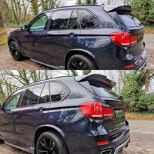 Load image into Gallery viewer, Rear Roof Spoiler Compatibility with 2014-2018 F15 F85 X5 X5M Rear Trunk Spliter Wing Lid (Carbon Fiber Style)