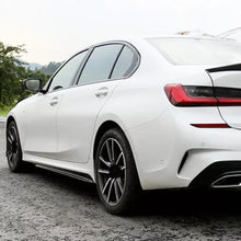 Load image into Gallery viewer, Side Skirts Compatibility with 2019-2022 3 Series G20 G28 M Sport Rocker Panel Line Door Extension Lips Pair Diffuser Bumper Lip Splitter (Carbon Fiber Style)