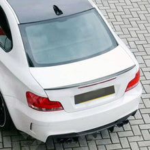 Load image into Gallery viewer, Spoiler Compatibility with 2007-2013 1 Series E82 128i 135i Coupe MP Style Rear Trunk Spoiler Wing Lid Splitter Bodykit ABS (Carbon Fiber Style)