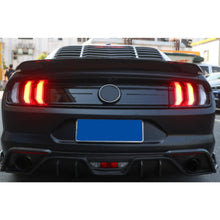 Load image into Gallery viewer, Rear Trunk Spoiler Compatibility with 2015-2021 Mustang GT Rear Trunk Spoiler Wing Lid Flap Spoiler Gloss Black