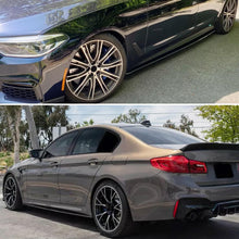 Load image into Gallery viewer, Side Skirts Compatibility with 2017-2022 5 Series G30 G31 F90 M5 Rocker Panel Line Door Extension Lips Pair Diffuser Bumper Lip Splitter (Gloss Black)
