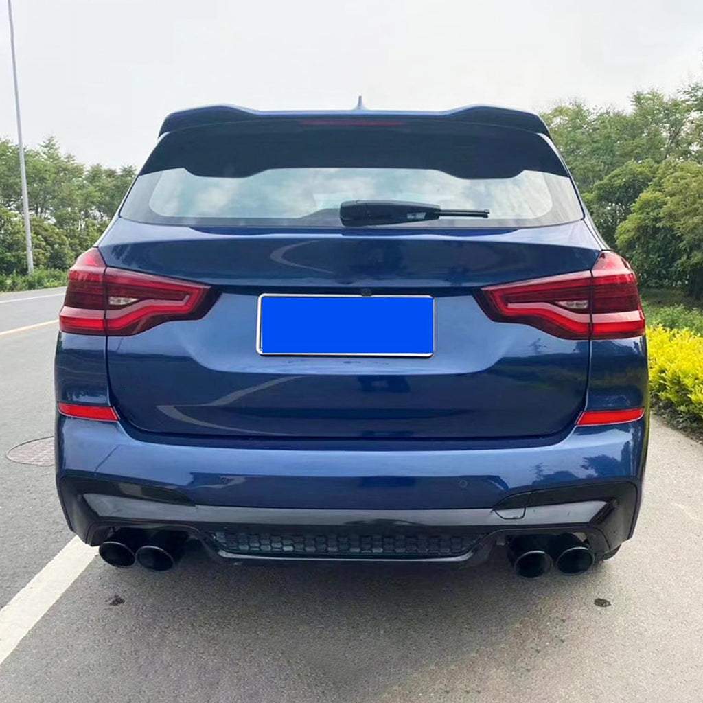 Rear Diffuser Lip Compatibility with 2017-2020 X3 G01 M Sport Rear Bumper Chin Lip Kit Spoiler Splitter Gloss Black