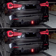 Load image into Gallery viewer, For 2022-2024 X3 G01 M40i M Sport LCI Style Rear Bumper Chin Lip Kit Spoiler Splitter W/LED Light Gloss Black