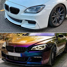 Load image into Gallery viewer, Front Bumper Lip Compatibility with 2012-2019 6 Series F06 F12 F13 M Sport Front Chin Diffuser Lip Air Dam Splitter Spoiler (Gloss Black)