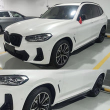 Load image into Gallery viewer, Side Skirts Compatibility with 2018-2023 X3 X3M G01 X4 X4M G02 Rocker Panel Door Extension Lips Pair Diffuser Bumper Lip Splitter (Gloss Black)