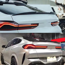 Load image into Gallery viewer, Spoiler Compatibility with 2020-2023 X6 G06 M Sport Rear Trunk Spoiler Wing Lid Splitter Bodykit ABS (Gloss Black)