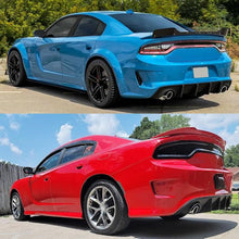 Load image into Gallery viewer, Rear Diffuser Compatibility with 2015-2024 Charger SRT Non-Widebody Models Rear Bumper Chin Diffuser Kit Spoiler Splitter (Matte Black)