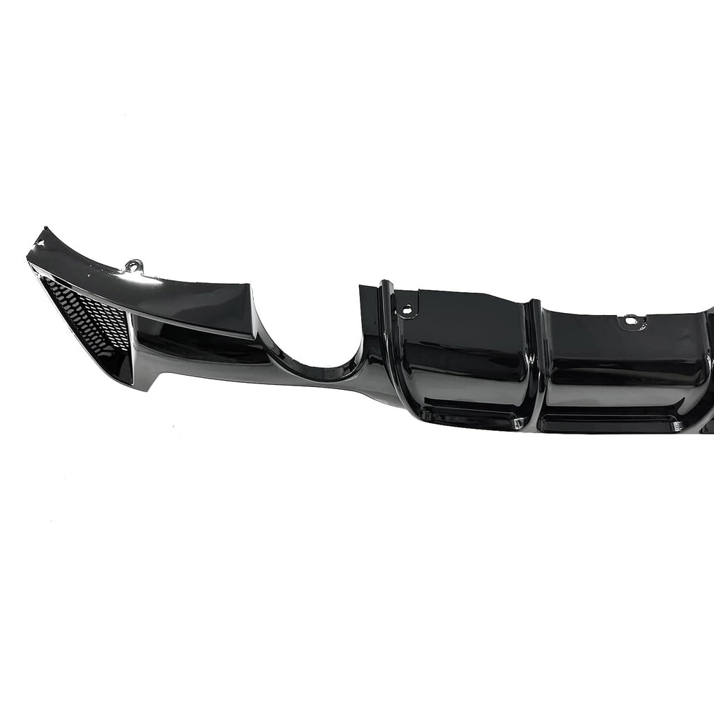 Compatibility with 2014-2020 BMW 4 Series F32 F33 F36 M Sport Rear Diffuser Bumper Chin Lip Gloss Black