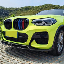 Load image into Gallery viewer, For 2018-2020 X3 X4 G01 G02 M Sport Front Chin Diffuser Lip Air Dam ABS Splitter Spoiler (Carbon Fiber Style)