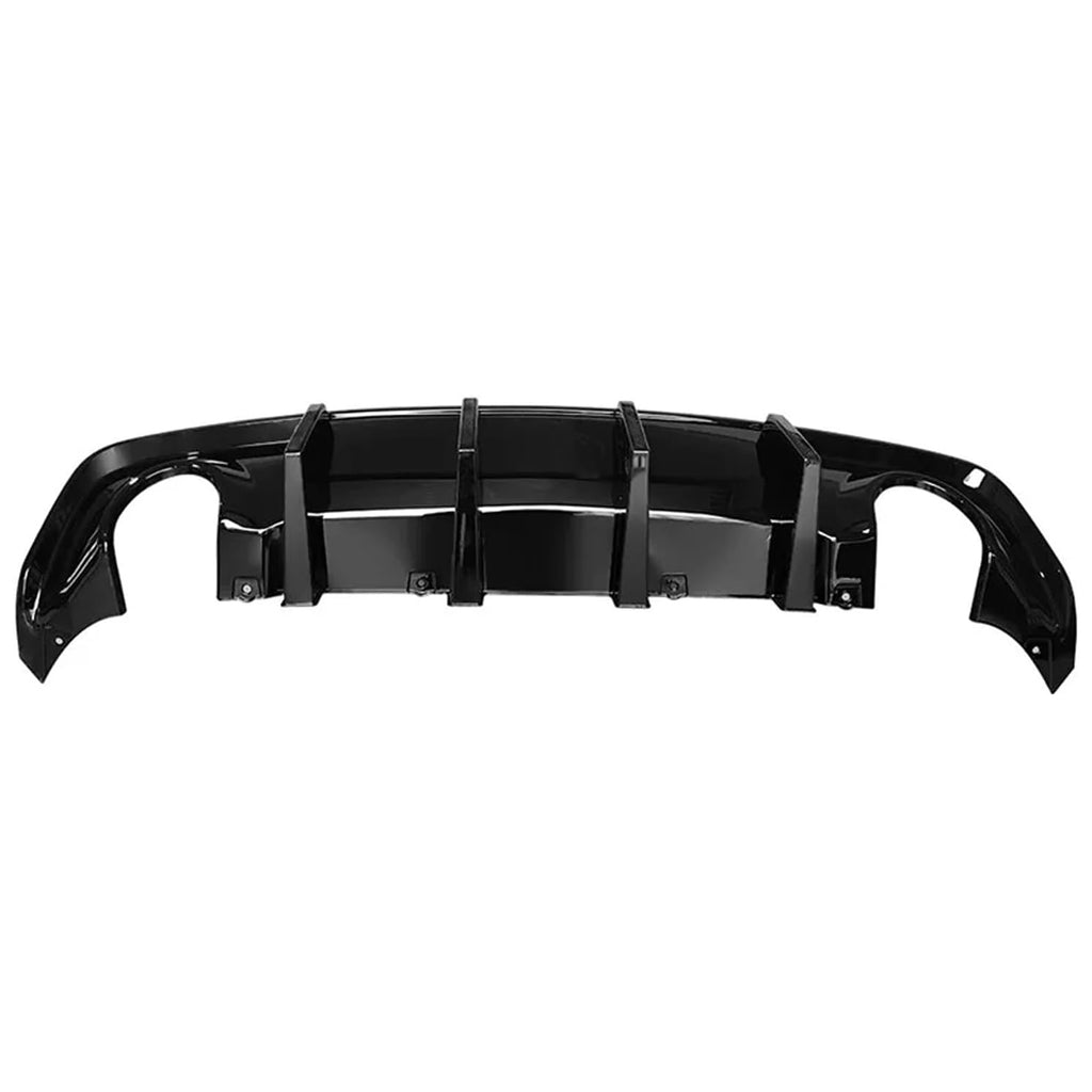 Rear Diffuser Lip Compatibility with 2020-2024 Charger Widebody SRT Hellcat Scat Pack Rear Bumper Chin Diffuser Kit Spoiler Splitter (Gloss Black)