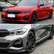 Load image into Gallery viewer, Side Skirts Compatibility with 2019-2022 3 Series G20 G28 M Sport Rocker Panel Line Door Extension Lips Pair Diffuser Bumper Lip Splitter (Carbon Fiber Style)