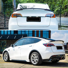 Load image into Gallery viewer, Spoiler Compatibility with 2020-2023 Model Y Yofer Style Rear Trunk Wing Lid Spliter Gloss Black