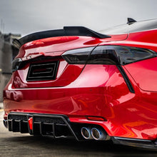 Load image into Gallery viewer, Rear Diffuser Lip Compatibility with 2018-2023 Camry SE XSE Yofer Style V2 LED Rear Bumper Diffuser+ Corner Extension Gloss Black