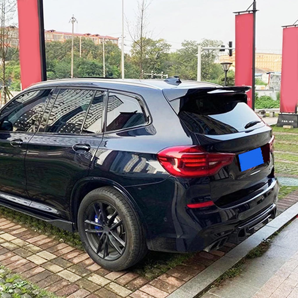 Roof Spoiler Compatibility with 2018-2023 X3 G01 MP Style Rear Trunk Spliter Wing Lip (Gloss Black)