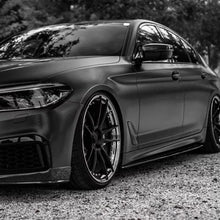 Load image into Gallery viewer, Side Skirts Compatibility with 2017-2022 5 Series G30 G31 F90 M5 Rocker Panel Line Door Extension Lips Pair Diffuser Bumper Lip Splitter (Gloss Black)