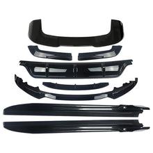 Load image into Gallery viewer, Body Kit Compatibility with 2013-2018 X5 F15 M Tech Front Chin Lip Rear Diffuser Bumper Lip Side Skirts Spoiler Splitter Gloss Black