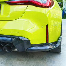 Load image into Gallery viewer, Rear Diffuser Lip Compatibility with 2021-2023 G80 M3 G82 G83 M4 Rear Bumper Diffuser W/Light + Corner Extension Spiltter Carbon Fiber Style