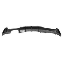 Load image into Gallery viewer, Rear Diffuser Compatibility with 2014-2020 4 Series F32 F33 F36 420i 420d 428i 430i M Sport Rear Bumper Diffuser Lip Single Exhaust Two Outlet Spoiler Splitter (Carbon Fiber Style)